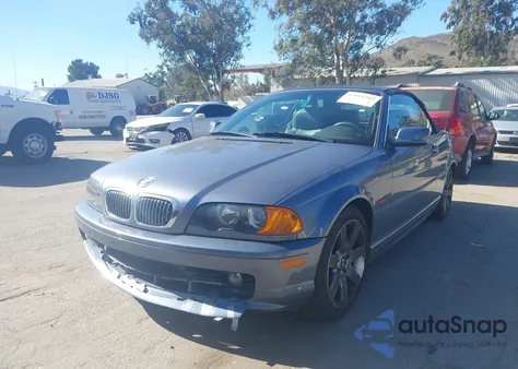 2001 BMW 325Ci from USA, damaged, VIN WBABS33411JY58251